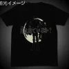 After War Gundam X Tsuki wa Dete Iru Ka? T-shirt Black S
