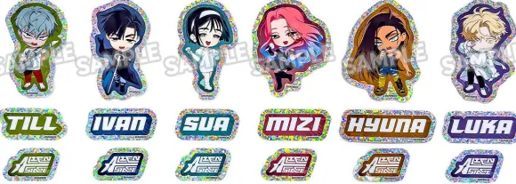 ALIEN STAGE Nendoroid Plus Holographic Sticker Set Sua