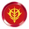 Aluminum Button Sticker Gundam 01 Zeon