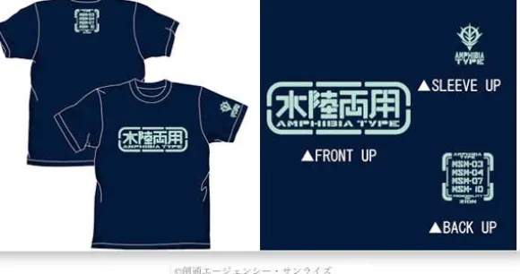 Amphibia Type T-Shirt Navy S