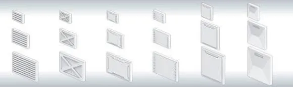 Builders Parts: MS Panel 01 (White)