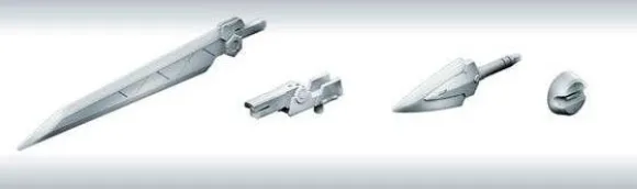 Builders Parts: MS Sword 01 (Iron Metallic)