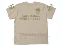 Cafeteria of White Base T-Shirt Light Beige L