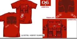 Char's Zaku MS T-Shirt Red L