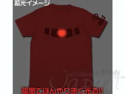 Char Zaku Mono-Eye Luminous T-Shirt Red L
