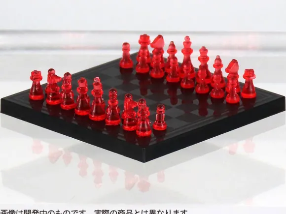 1/12 Chess with Puripura Figures (Clear Red x Black)