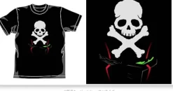 Cross Bone Face T-Shirt Black M