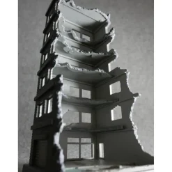 1/144 DCM02 Dio-Com Destroyed Building A