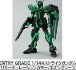 1/144 ENTRY GRADE Strike Gundam - Round Box Gunpla (Recirculation Color, Neon Green)