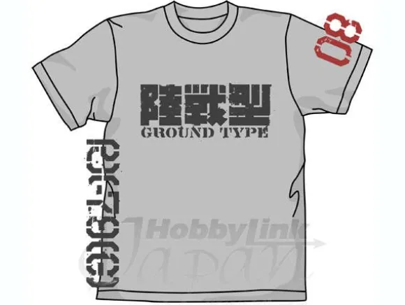 Gundam (G) T-Shirt Light Gray XL