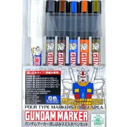 Gundam Marker Extra Thin Type for Panel Lines Set (Renewal)