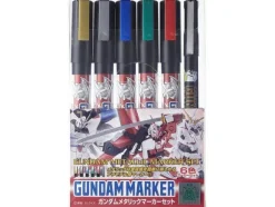 Gundam Metallic Marker Set (6pcs)