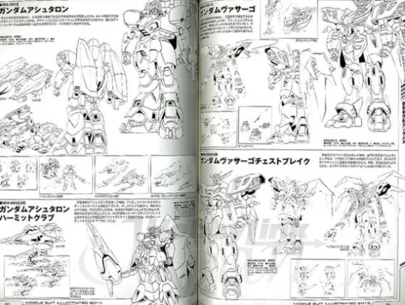 Gundam MS Encyclopedia 2013 & Drawing Material