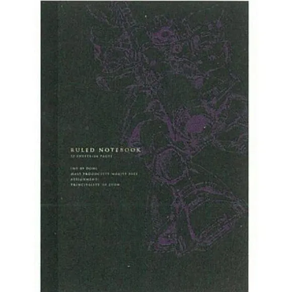 Gundam Stationery VI Notebook B5 MS-09 (Dom)