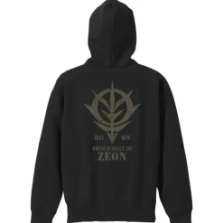 Gundam: The Zeon Army Zip Hoodie Vintage Ver BLACK S