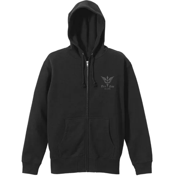 Gundam UC: Neo Zeon Zip Hoodie BLACK S