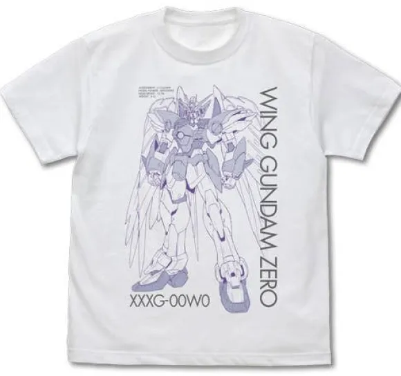 Gundam Wing: Endless Waltz: Wing Gundam Zero EW T-shirt / White - XL
