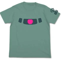 Gundam Zaku Mono-Eye Luminous T-Shirt Sage Blue S
