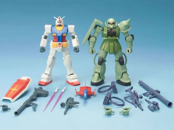 1/144 HGUC Gunpla Starter Set: Gundam Vs. Zaku II