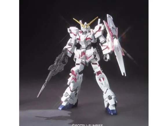 1/144 HGUC RX-0 Unicorn Gundam Destroy Mode Titanium Finish