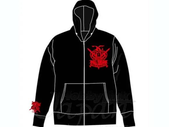 King of Heart Zip-Up Parka Black L