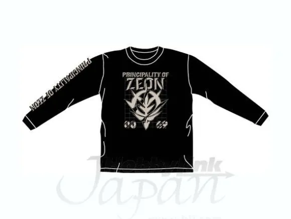 Metallic Zeon Long Sleeve T-Shirt Black L