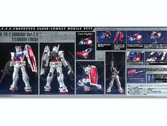 1/100 MG RX-78-2 Gundam Ver.2.0 Titanium Finish