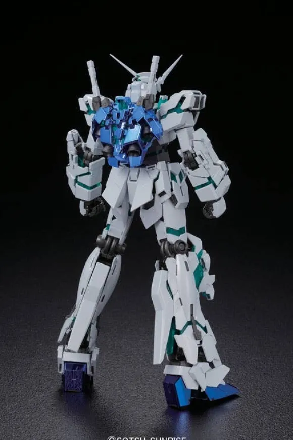 1/100 MG RX-0 Unicorn Gundam (Red or Green Frame Twin Frame Edition) Titanium Finish