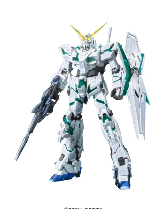 1/100 MG RX-0 Unicorn Gundam (Red or Green Frame Twin Frame Edition) Titanium Finish