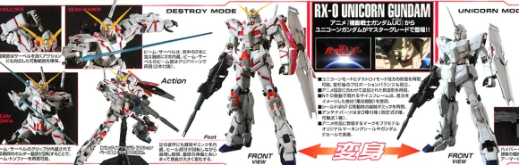 1/100 MG Unicorn Gundam