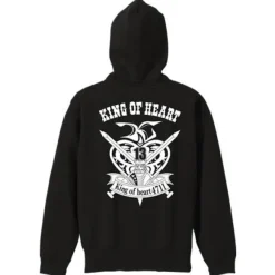 Mobile Fighter G Gundam 4711 King of Heart Zip Parka Black x Red L