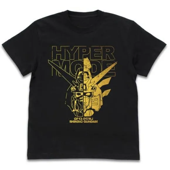 Mobile Fighter G Gundam: Shining Gundam Hyper Mode T-shirt: Black - XL