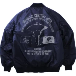 Mobile Suit Gundam: A Baoa Qu MA-1 Jacket Navy M
