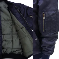 Mobile Suit Gundam: A Baoa Qu MA-1 Jacket Navy M