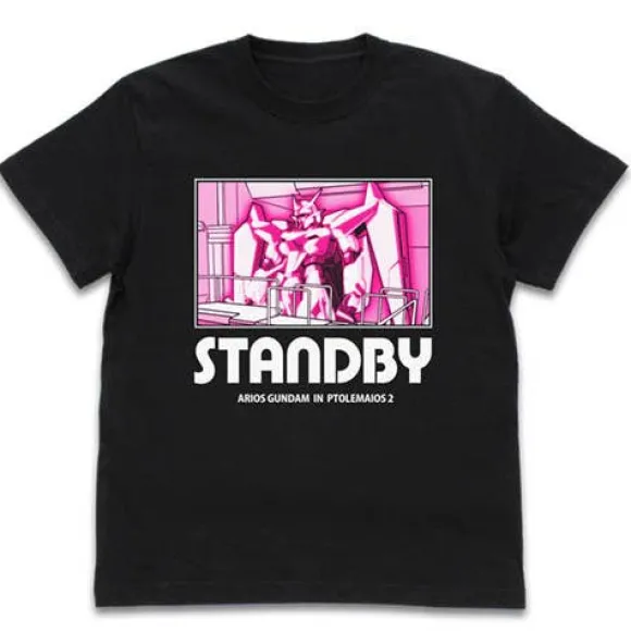 Mobile Suit Gundam 00: Arios Gundam Standby T-Shirt / Black-L