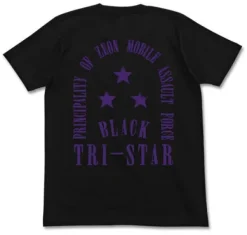 Mobile Suit Gundam: Black Tri-Star T-Shirt / Black-Xl