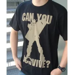 Mobile Suit Gundam: Can You Survive? T-Shirt / Black-M