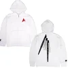 Mobile Suit Gundam: Char's Counterattack: RX-93 NU Gundam Zip Hoodie / White-L
