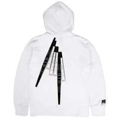 Mobile Suit Gundam: Char's Counterattack: RX-93 NU Gundam Zip Hoodie / White-M