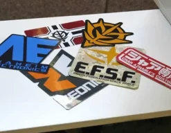 Mobile Suit Gundam: Char's Waterproof Sticker