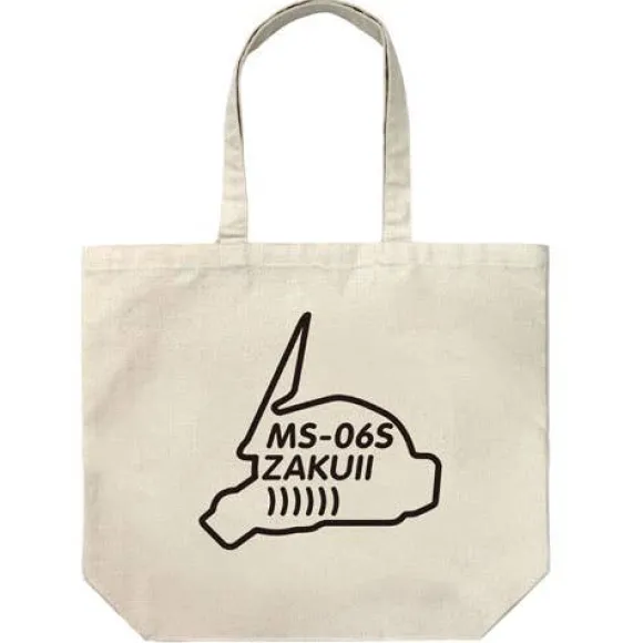 Mobile Suit Gundam: Char's Zaku Silhouette Large Tote: Natural