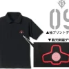 Mobile Suit Gundam Dom Mono-Eye Embroidered Polo Shirt Black-XL