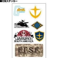 Mobile Suit Gundam: Earth Federation Army Multi-Case & Decoration Sticker Set