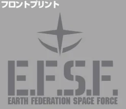 Mobile Suit Gundam: Earth Federation Space Force Polo Shirt / Gray-M