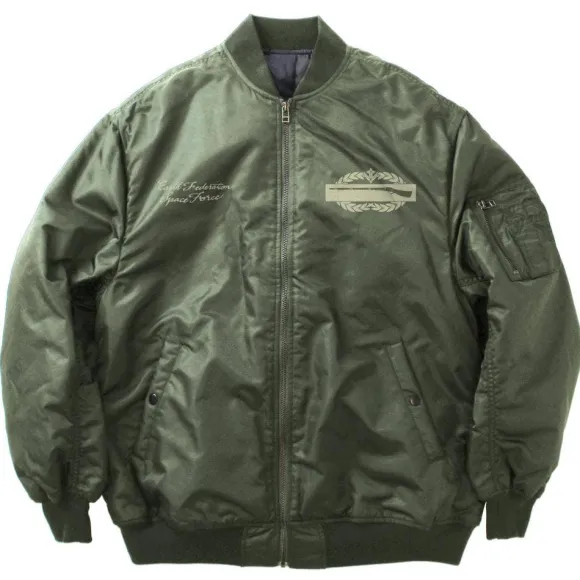 Mobile Suit Gundam: Earth Federation Space Force MA-1 Jacket Moss L