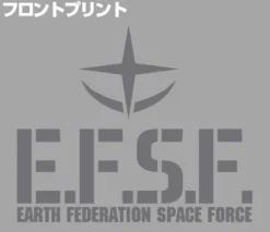 Mobile Suit Gundam Earth Federation Space Force Polo Shirt : OX Gray-M