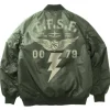Mobile Suit Gundam: Earth Federation Space Force MA-1 Jacket Moss XL