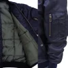 Mobile Suit Gundam: Earth Federation Space Force MA-1 Jacket Navy L