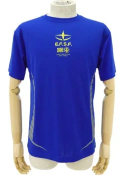 Mobile Suit Gundam: Earth Federation Forces Dry T-Shirt / Cobalt Blue-S