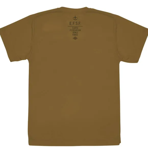 Mobile Suit Gundam: E.F.S.F. Dry T-shirt BROWN M